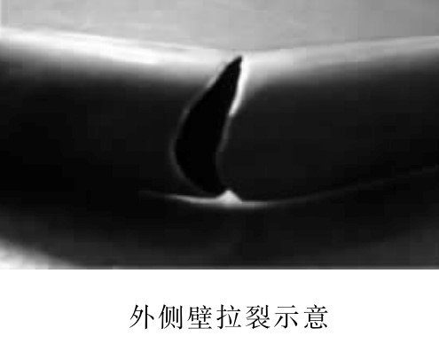 管材外则拉裂